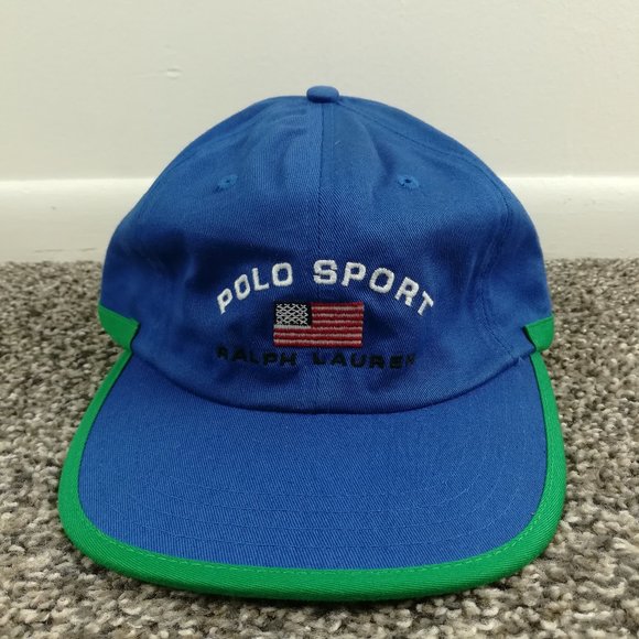 帽子 90s Polo Sport hat Vintage 90s Polo Sport Ralph Lauren Sport Unstructured Hat